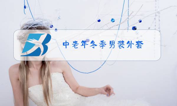 中老年冬季男装外套图片