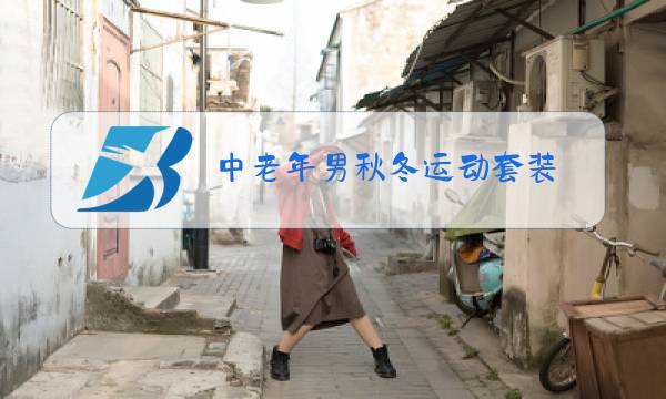 中老年男秋冬运动套装图片