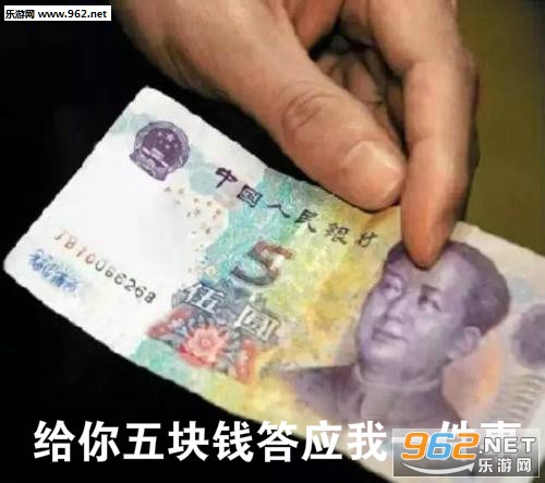 给我5块钱是什么梗配图