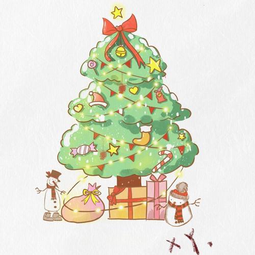最近画圣诞树是什么梗