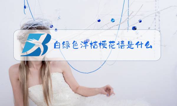 白绿色洋桔梗花语是什么图片