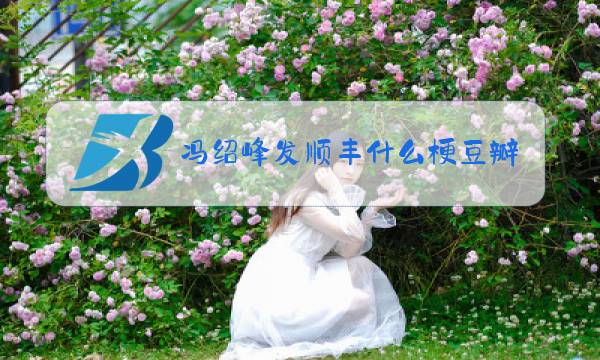 冯绍峰发顺丰什么梗豆瓣图片