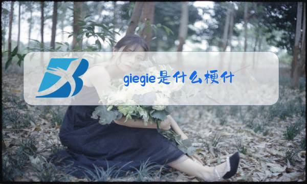 giegie是什么梗什么意思