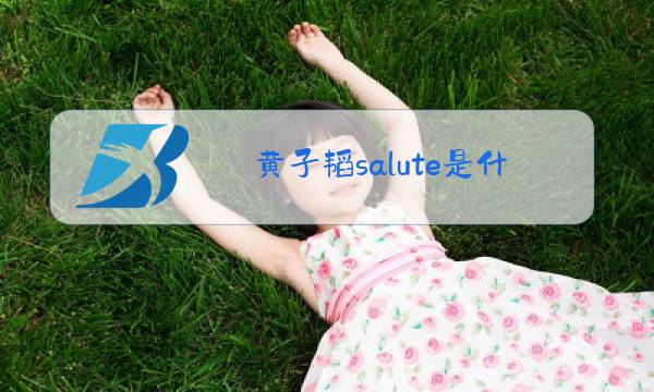 黄子韬salute是什么梗图片