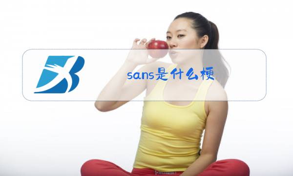 sans是什么梗图片