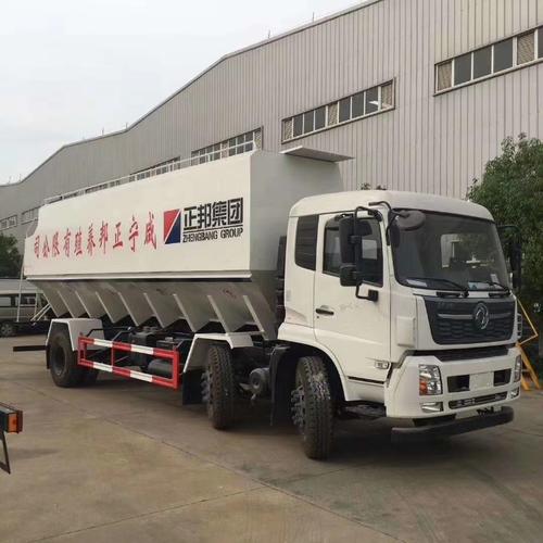 东风天锦12吨至15吨的饲料散装运输车配图