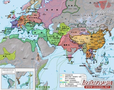 明朝地图，大明王朝兴衰图