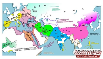 明朝地图，大明王朝兴衰图