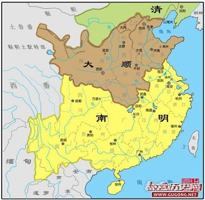 明朝地图，大明王朝兴衰图