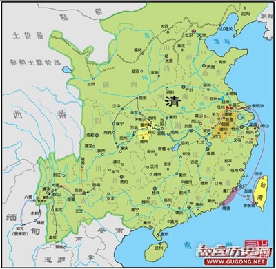 明朝地图，大明王朝兴衰图