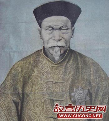 李鸿章访欧时，西方媒体为其绘制的肖像画