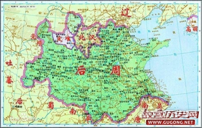 五代十国历史，五代十国地图