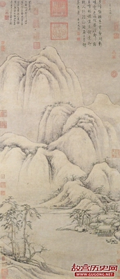 元代画家曹知白山水画欣赏