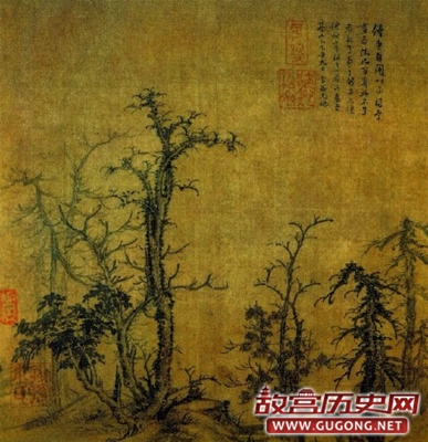 元代画家曹知白山水画欣赏