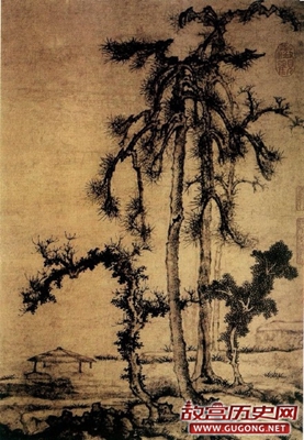 元代画家曹知白山水画欣赏