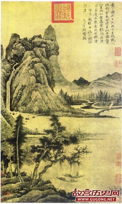 元代画家曹知白山水画欣赏