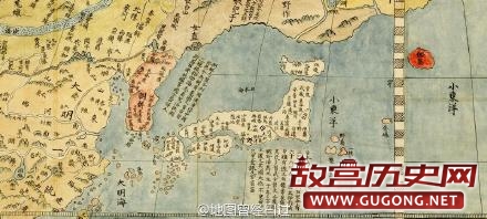 万历年间利玛窦所绘《坤舆万国全图》