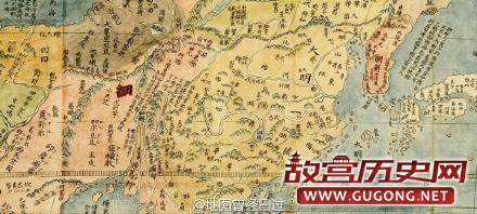 万历年间利玛窦所绘《坤舆万国全图》