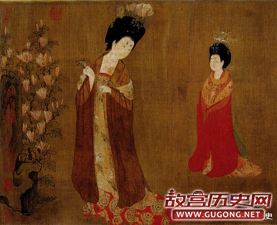 周昉《簪花仕女图》欣赏