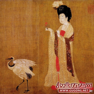 周昉《簪花仕女图》欣赏