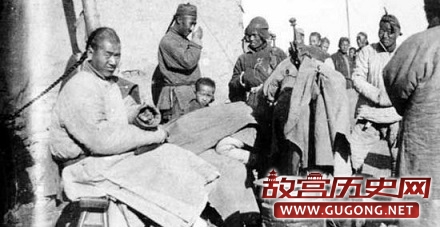 晚清1908年剃头三十文 梳辫二十文