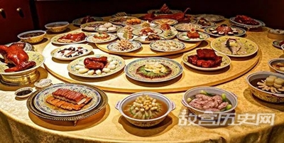 清朝时满汉全席菜品数量