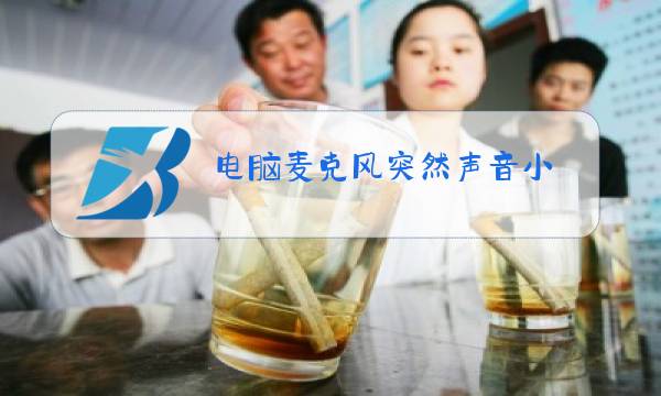 电脑麦克风突然声音小图片