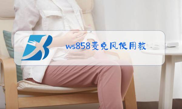 ws858麦克风使用教程中文版图片