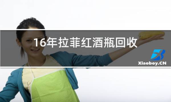 16年拉菲红酒瓶回收