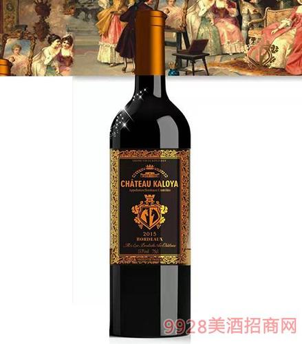 卡洛雅波尔多干红葡萄酒2015