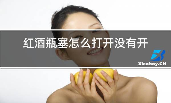 红酒瓶塞怎么打开没有开瓶器
