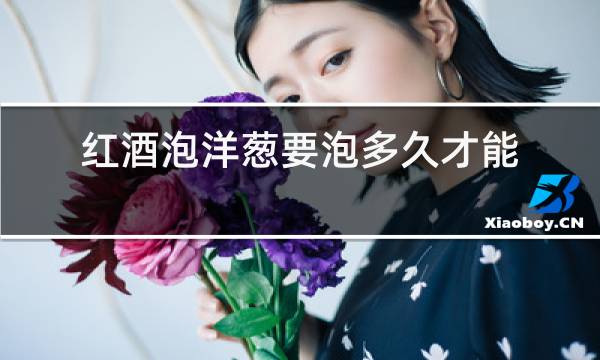 红酒泡洋葱要泡多久才能喝