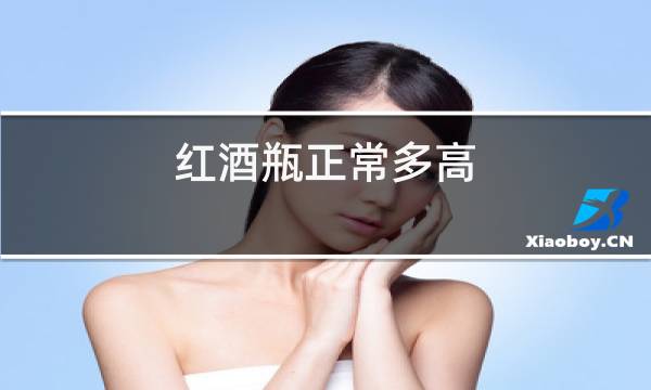 红酒瓶正常多高