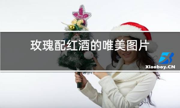 玫瑰配红酒的唯美图片