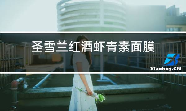 圣雪兰红酒虾青素面膜
