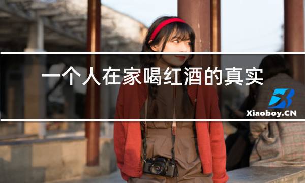 一个人在家喝红酒的真实图片图片