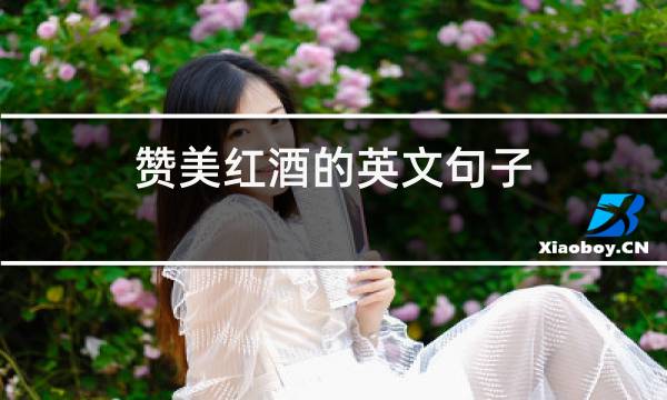 赞美红酒的英文句子