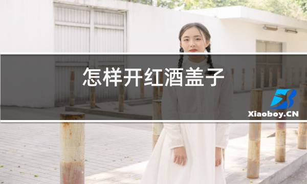 怎样开红酒盖子图片