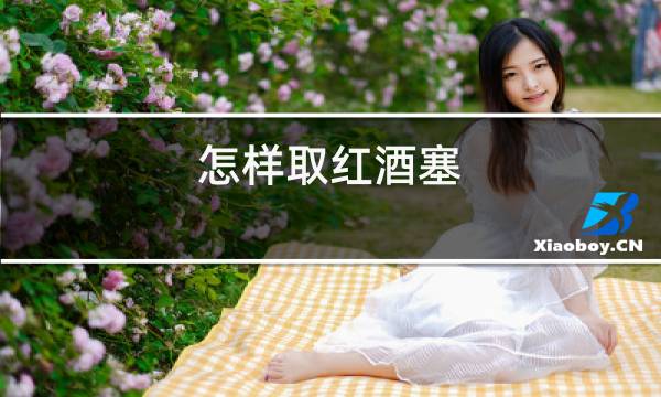 怎样取红酒塞图片