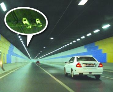 高速公路隧道测速摄像头在哪里配图