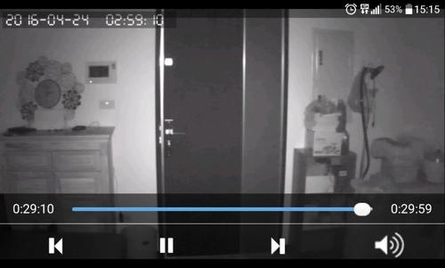 家用夜视监控摄像头配图