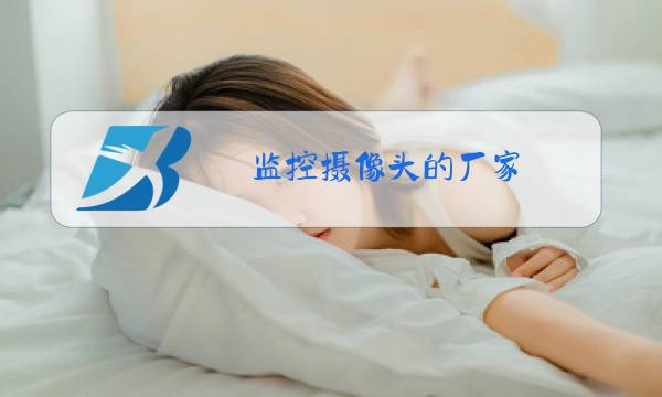 监控摄像头的厂家图片