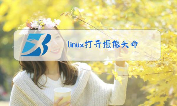 linux打开摄像头命令行图片