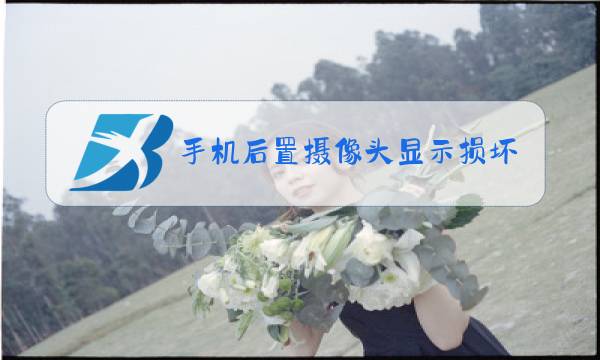 手机后置摄像头显示损坏是什么问题图片