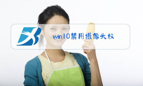 win10禁用摄像头权限图片