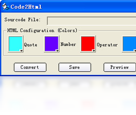 【Code2Html】免费Code2Html软件下载