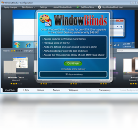 【Stardock WindowBlinds】免费Stardock WindowBlinds软件下载