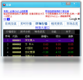 【桌面股票】免费桌面股票软件下载