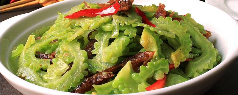 炒苦瓜怎么做