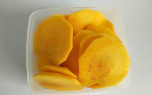 黄桃干的做法自然晾晒